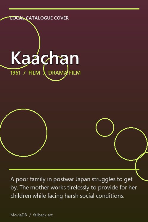 Kaachan poster