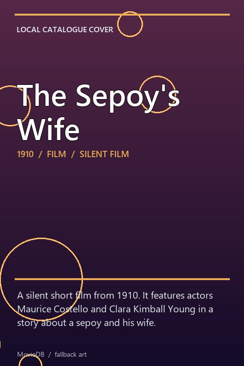 The Sepoy's Wife poster