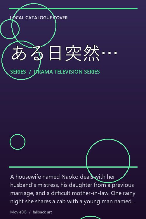 ある日突然… poster