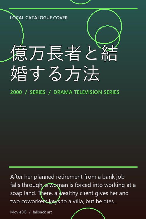 億万長者と結婚する方法 poster