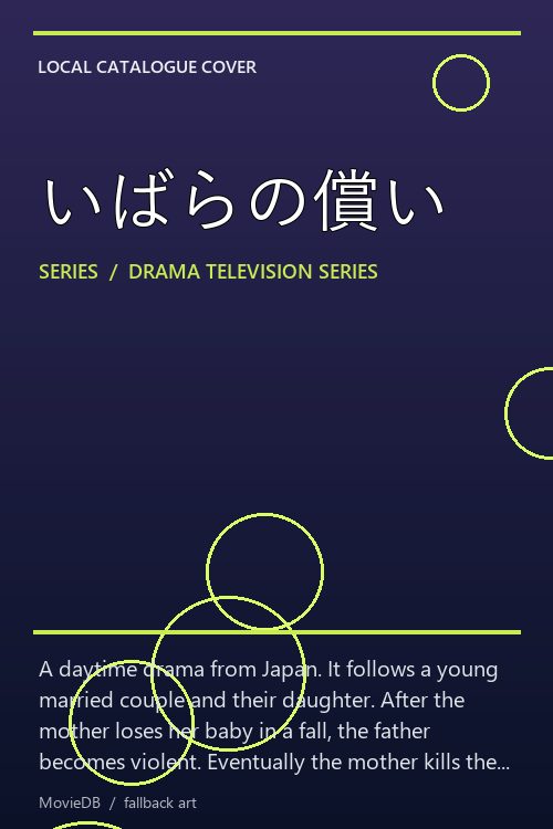 いばらの償い poster