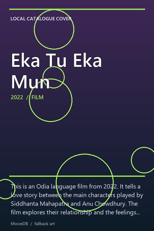 Eka Tu Eka Mun poster