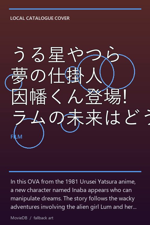 うる星やつら 夢の仕掛人 因幡くん登場! ラムの未来はどうなるっちゃ!? poster