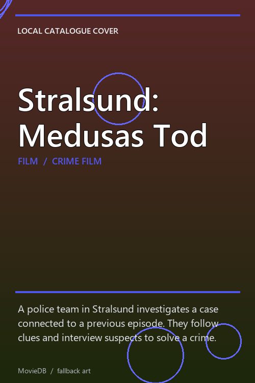 Stralsund: Medusas Tod poster