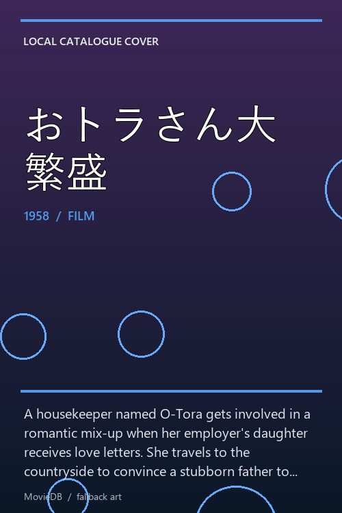 おトラさん大繁盛 poster