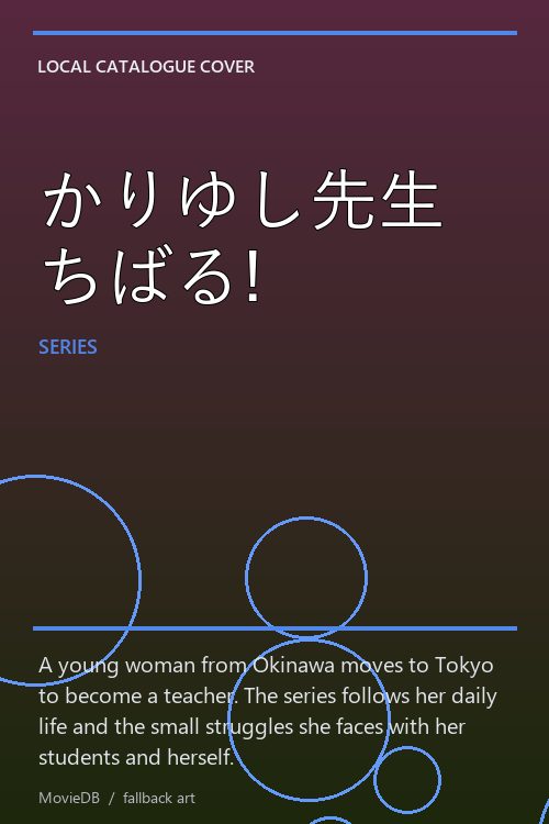 かりゆし先生ちばる! poster