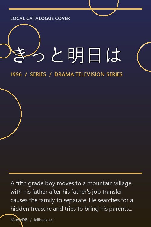 きっと明日は poster