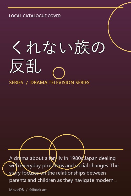 くれない族の反乱 poster