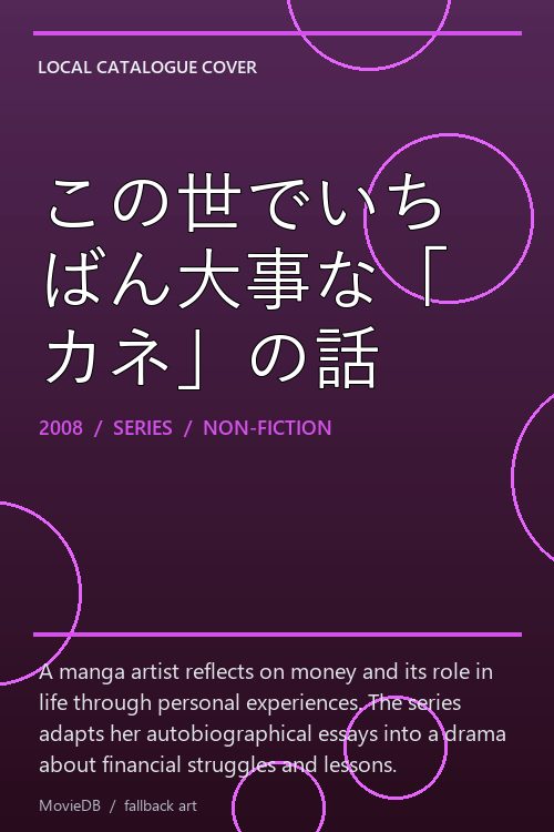 この世でいちばん大事な「カネ」の話 poster