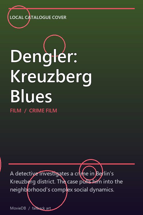Dengler: Kreuzberg Blues poster