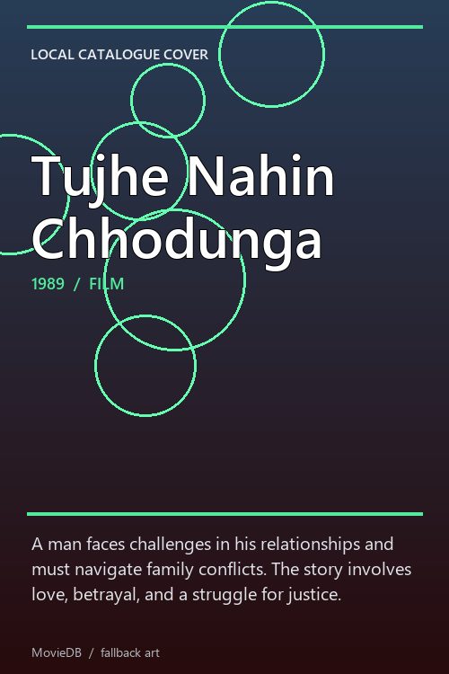Tujhe Nahin Chhodunga poster