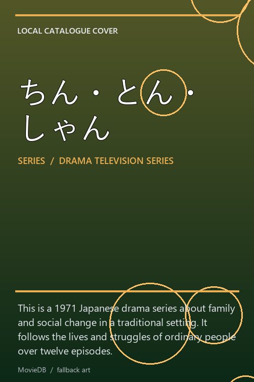 ちん・とん・しゃん poster