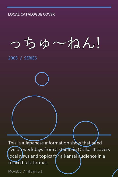 っちゅ〜ねん! poster