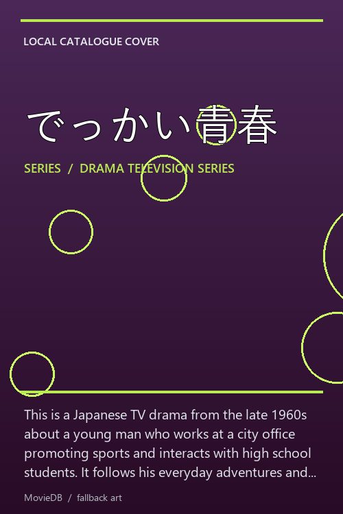 でっかい青春 poster