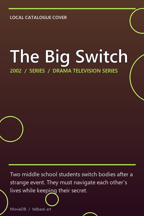 The Big Switch poster