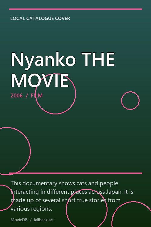 Nyanko THE MOVIE poster