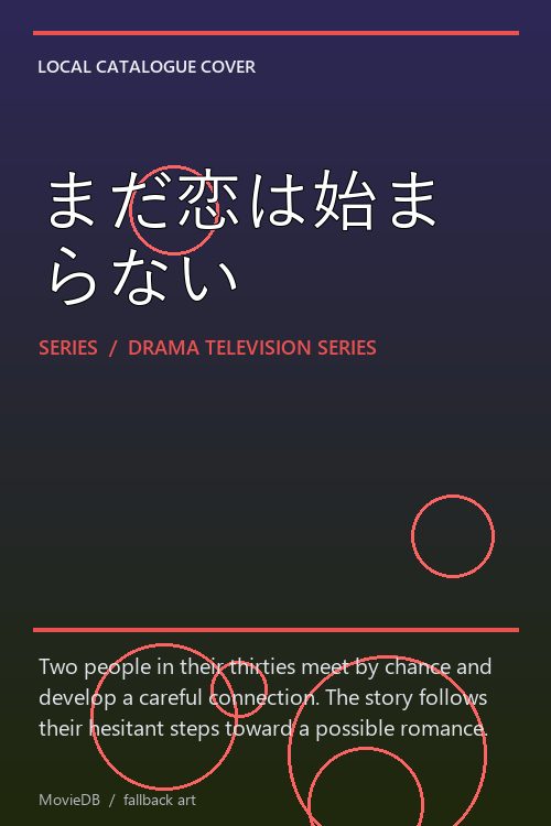 まだ恋は始まらない poster