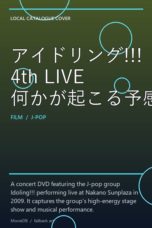 アイドリング!!! 4th LIVE 何かが起こる予感が…ング!!! poster