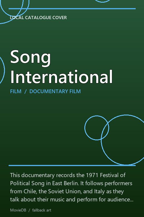 Song International poster