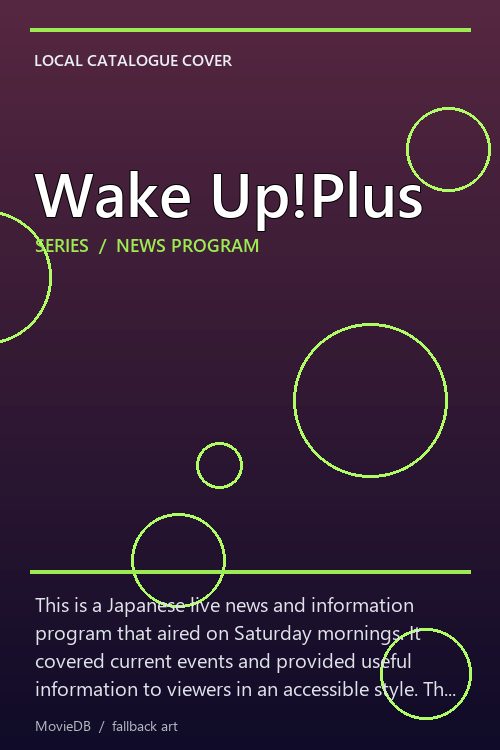 Wake Up!Plus poster
