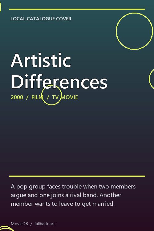 Artistic Differences poster