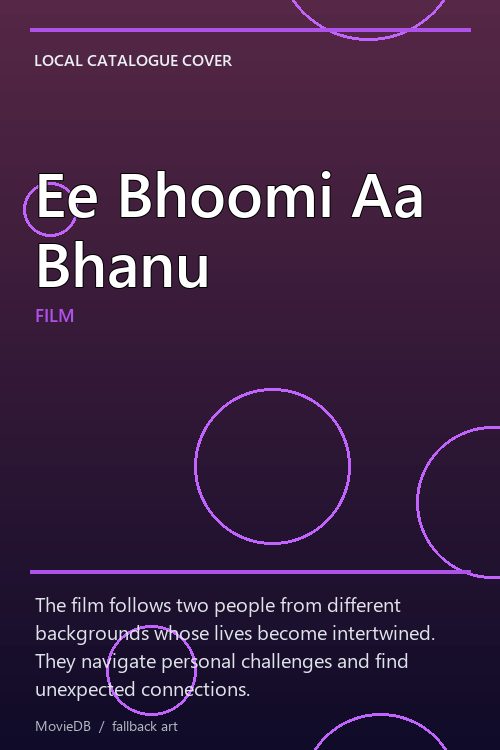 Ee Bhoomi Aa Bhanu poster
