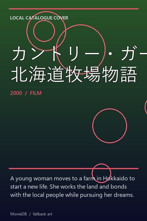カントリー・ガール 北海道牧場物語 poster