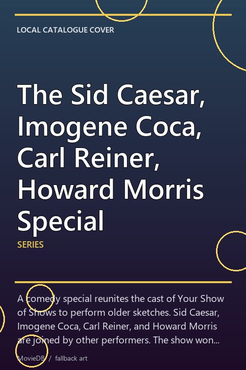 The Sid Caesar, Imogene Coca, Carl Reiner, Howard Morris Special poster