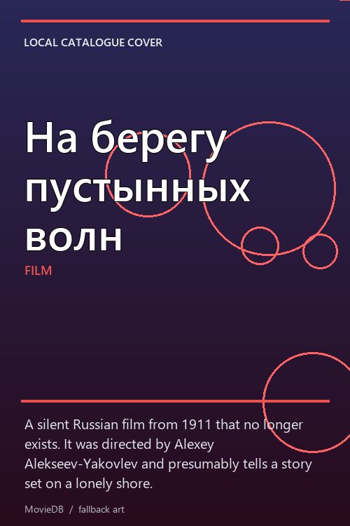 На берегу пустынных волн poster