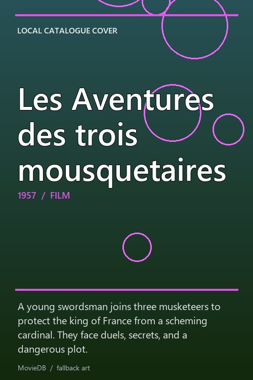 Les Aventures des trois mousquetaires poster