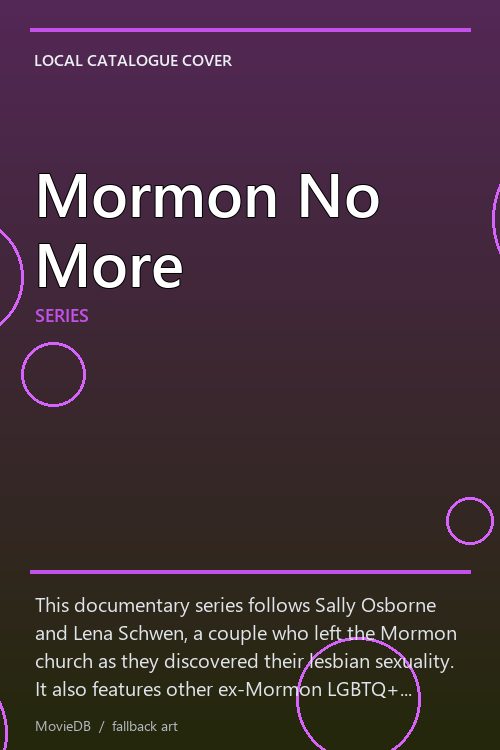 Mormon No More poster