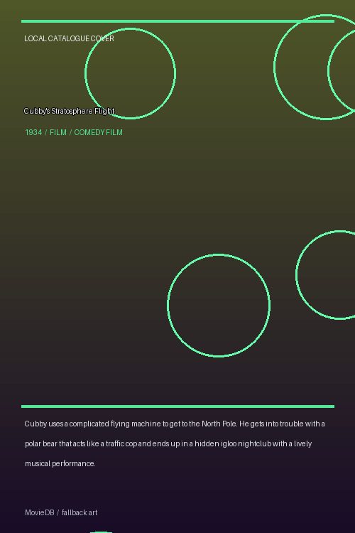 Cubby's Stratosphere Flight poster
