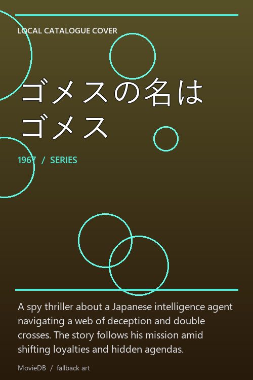 ゴメスの名はゴメス poster