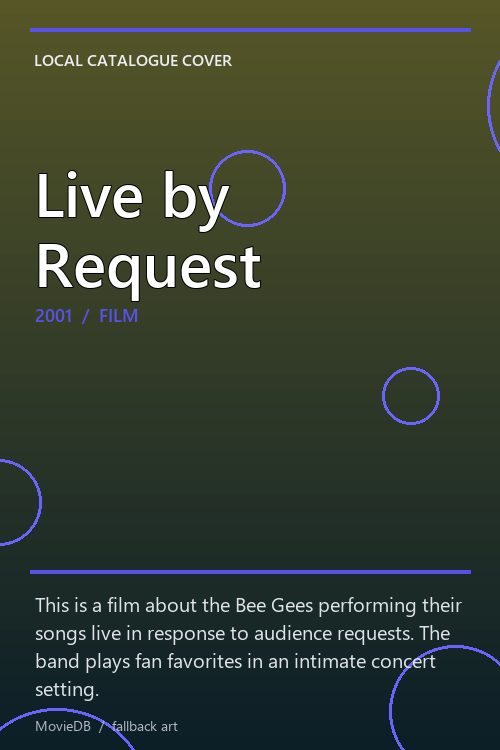Live by Request poster