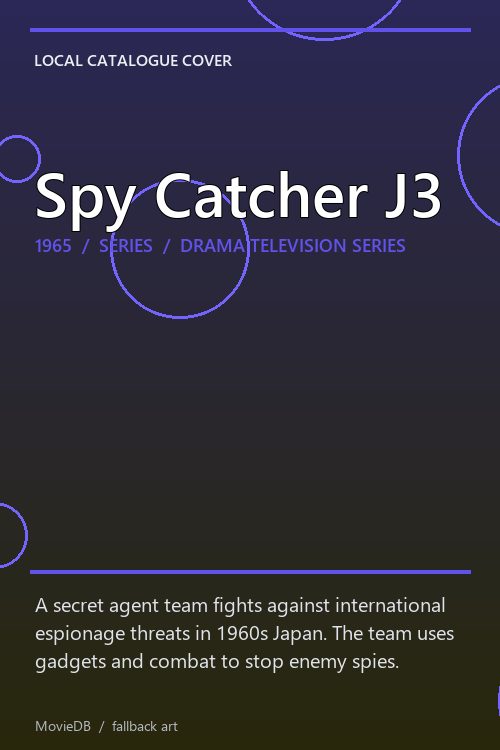 Spy Catcher J3 poster