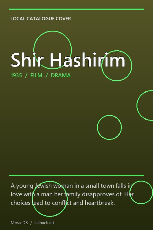 Shir Hashirim poster