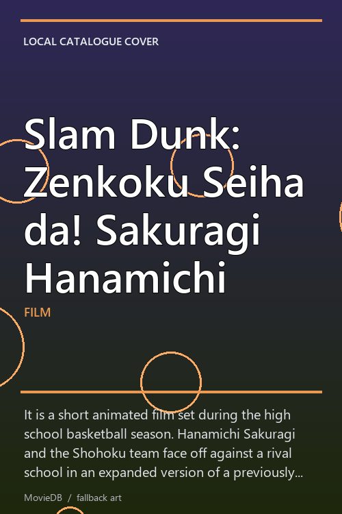 Slam Dunk: Zenkoku Seiha da! Sakuragi Hanamichi poster
