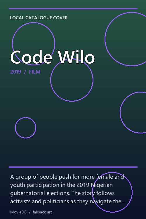 Code Wilo poster