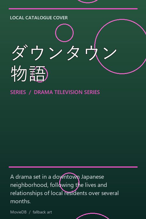 ダウンタウン物語 poster