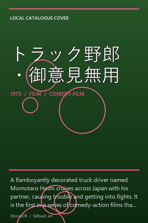 トラック野郎・御意見無用 poster