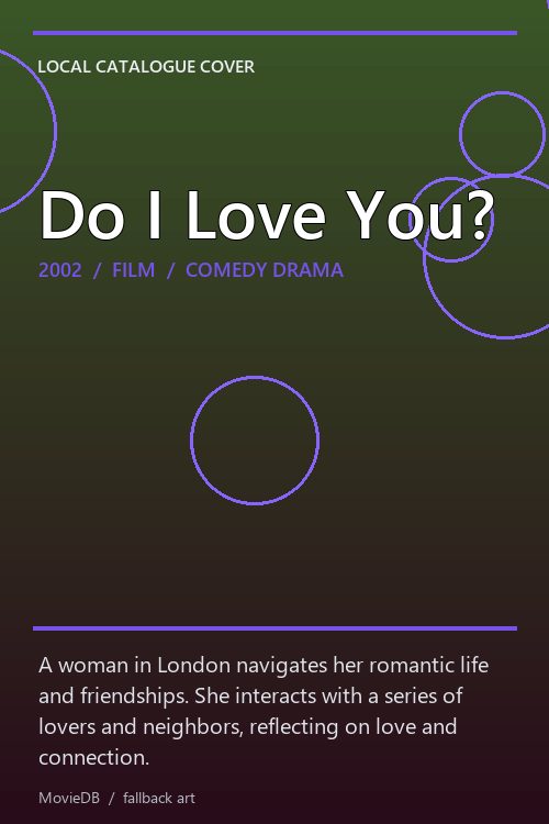 Do I Love You? poster