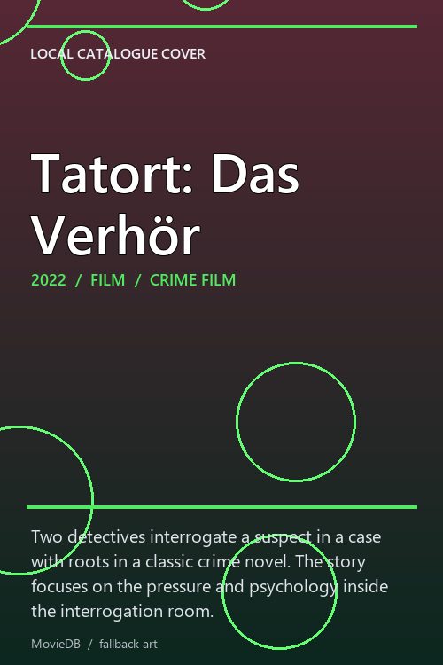 Tatort: Das Verhör poster