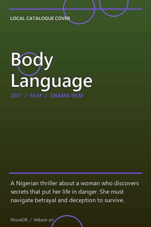 Body Language poster