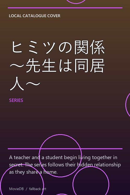 ヒミツの関係〜先生は同居人〜 poster