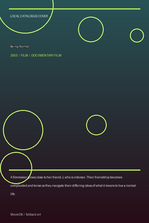 Being Normal poster
