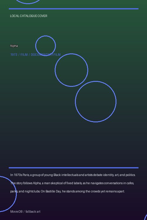 Alpha poster