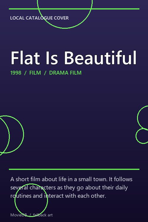 Flat Is Beautiful poster