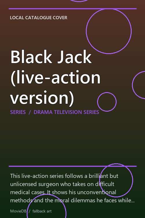 Black Jack (live-action version) poster
