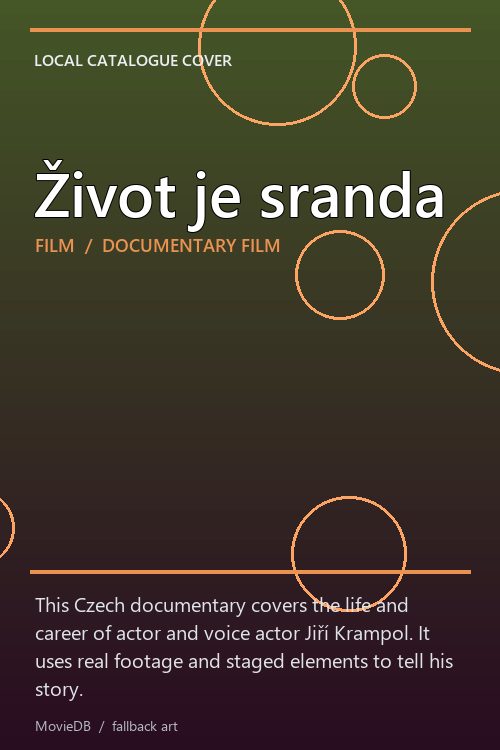 Život je sranda poster