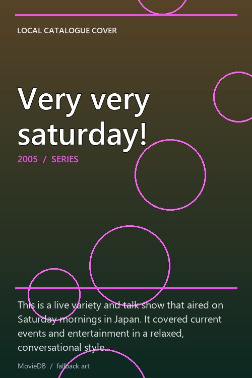 Very very saturday! poster